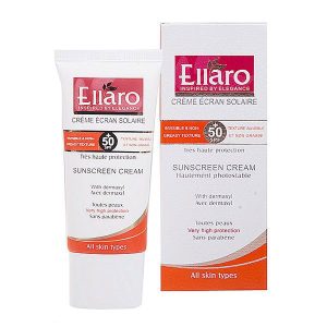 کرم ضد آفتاب الارو Ellaro حجم 50 میلی لیتر